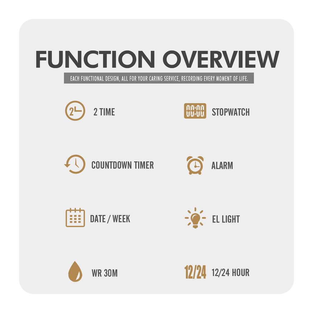 Reginald Watches for Men Fashion Trend Multifunction Outdoor Sports Watch LED Large Digital Display Chronograph Stainless Steel Square Watches