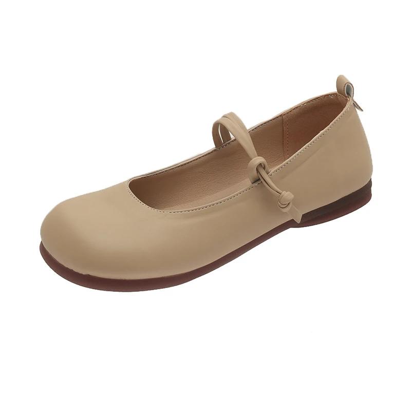 Women's Spring Flat Shoes One Kick Shallow Mouth Anti-slip  Shoes for Women Outdoor Versatile Solid Color Zapatillas De Mujer