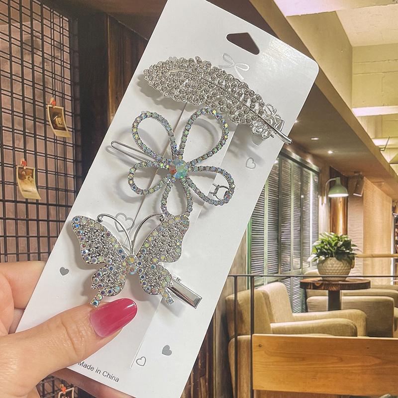 Pearl Hair Clip For Women Korean Hairpins Girl Geometric Crystal Hair Barrettes Fashion New Hairgrip Headwear Hair Accessories