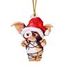 Gizmo Christmas Gremlins Fairy Acrylic Santa Hat Pendant Xmas Tree Hanging Decor