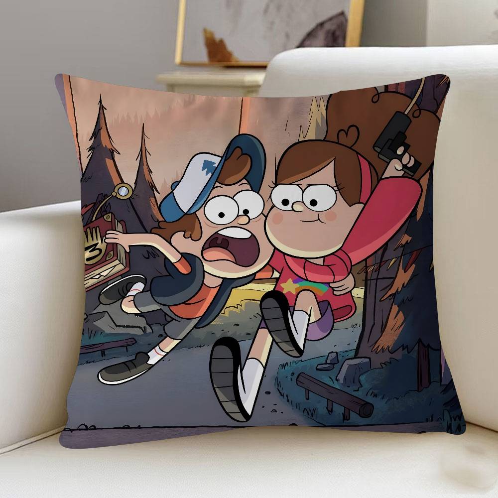G-Gravity F-Falls Cartoon Animation Pillow Anime Pillow Sofa Bed Head Pillow Cover Cushion Cover 45x45 Cm Fashion