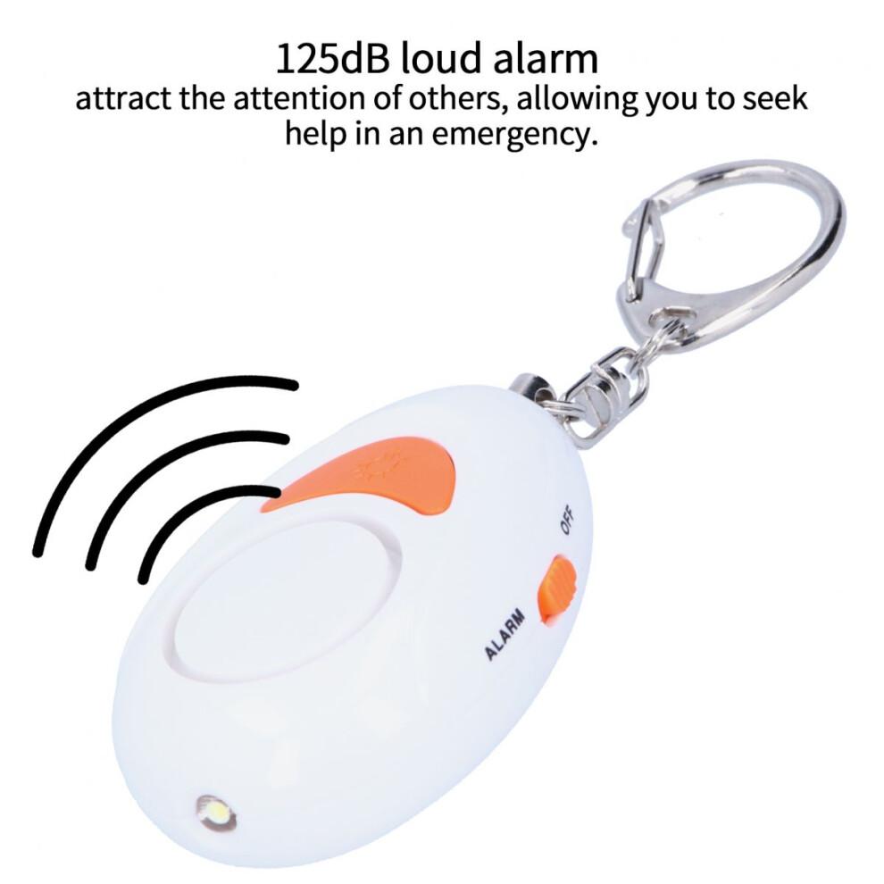 Self Defense Safety Protection Device For Women Emergency Alarm With LED Flashlight Keychain Alarm For Travel Security Protection Anti-Theft Personal