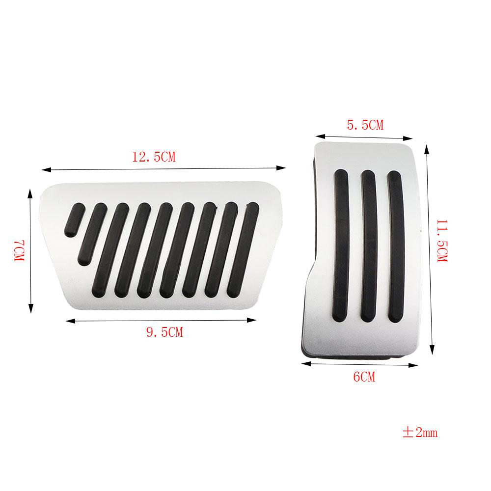 Car Pedals for Mitsubishi Outlander Lancer EX Lancer Eclipse Cross ASX Mirage G4 Gas Brake Pedal Cover Pad Protector Accessories