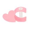 Heart Shaped Hollow Vase Romantic Flower Vase Centerpiece for Home Floral Arrangement Wedding Anniversary Decor Pink