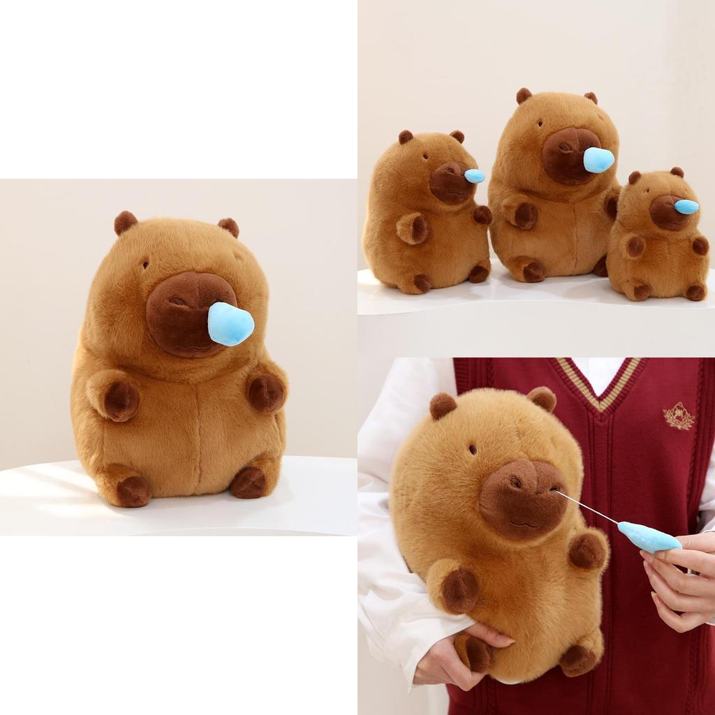 Entzückendes Nasenrotzendes Capybara Plüschtier Stofftier Hässlich Süßes Capybara Lord 22cm 30cm 40cm