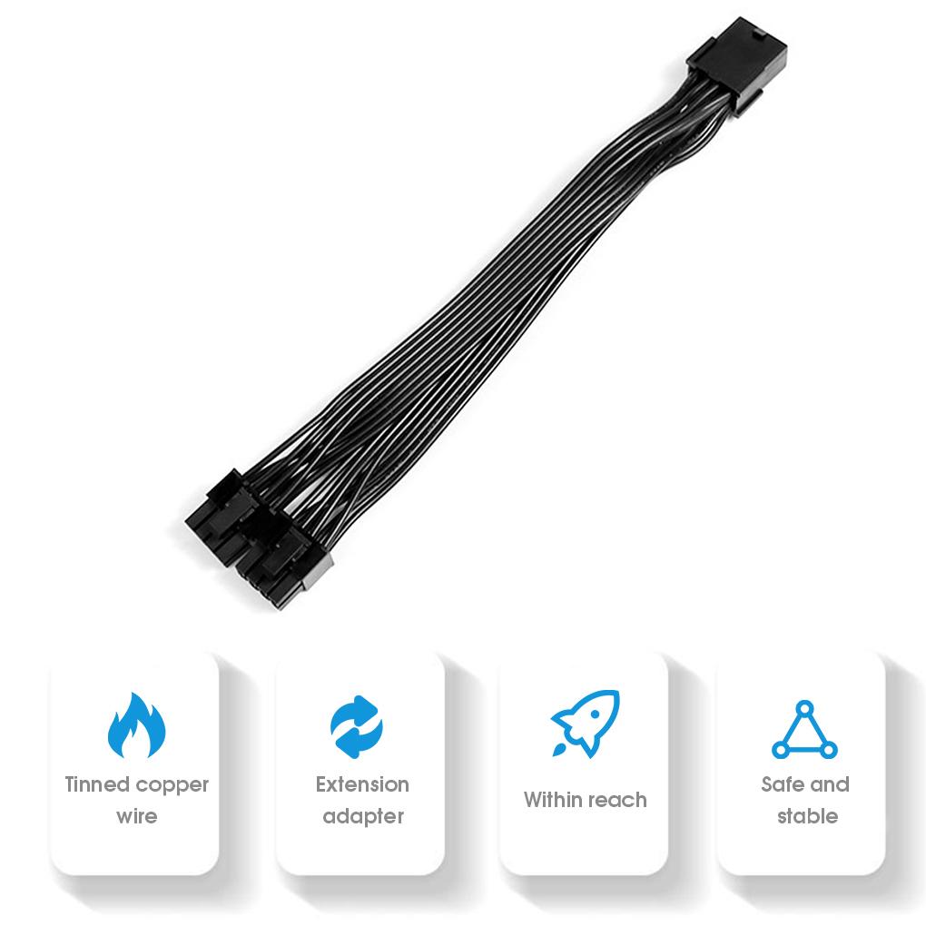 GPU Power Supply Splitter Cable Motherboard Graphic Card Female to Male Quick Speed Adapter Extender 2pin 6pin Extension Cord