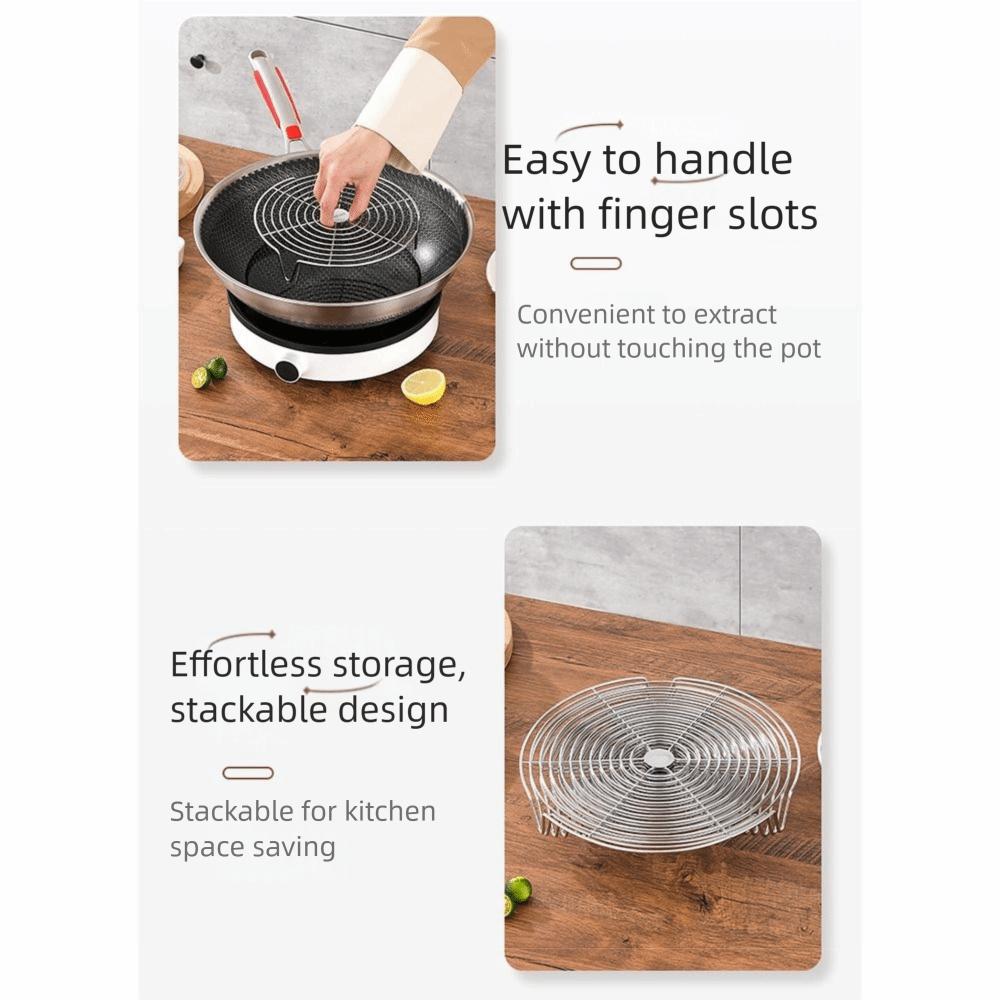 Heighted Foot Stainless Steel Steamer Rack Thickened Pot Steaming Stand Steaming Dumplings