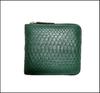 Godin Round Folding Wallet sppw8002cp.DGR (Dark Green) Diamond Python Short Wallet