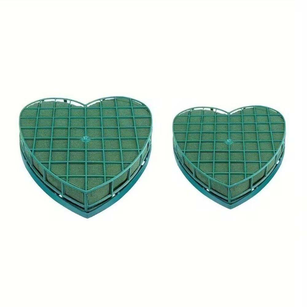 with Suction Cup Floral Arrangement Foam Heart Shaped Floral Foam Cage Tray  Party Decoration