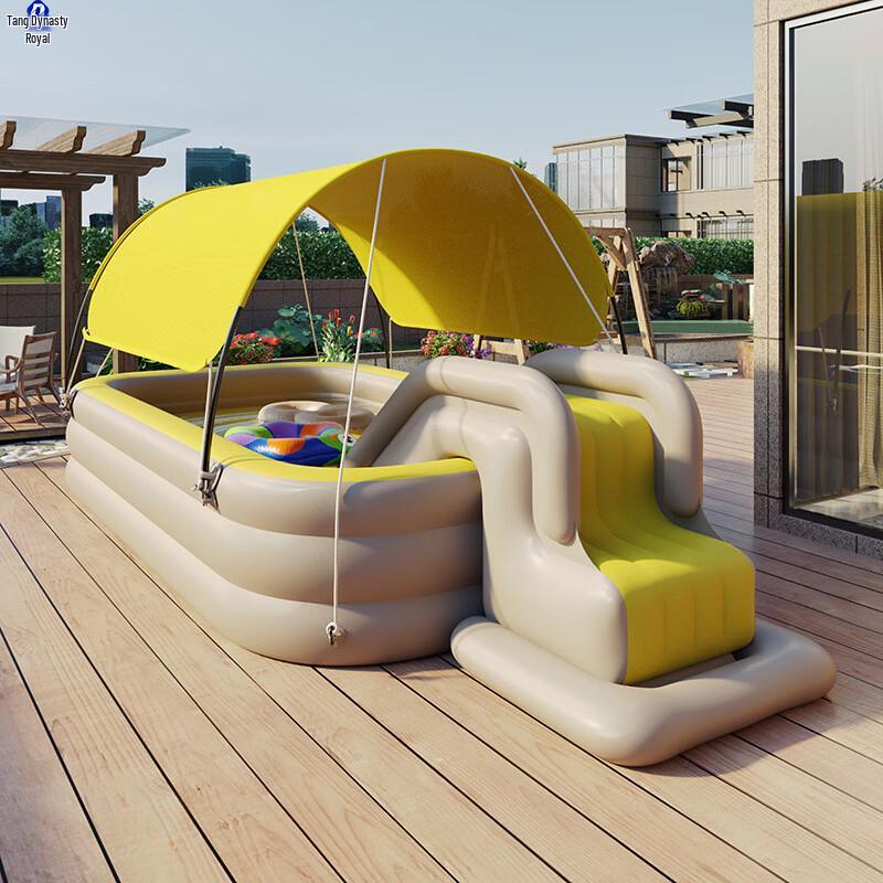 Automatic Inflatable Foldable Swimming Pool with Sunshade