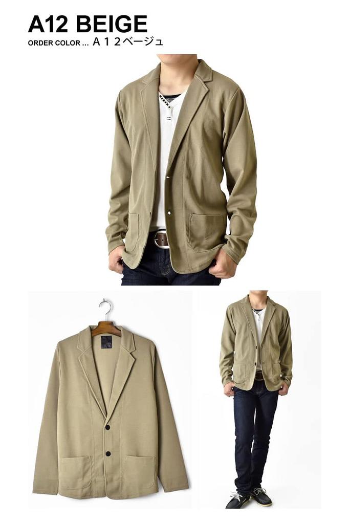 ARONA Tailored Stretch Amunzen Stretch A41 Size M Men's Blazer, Jacket/YC Black,