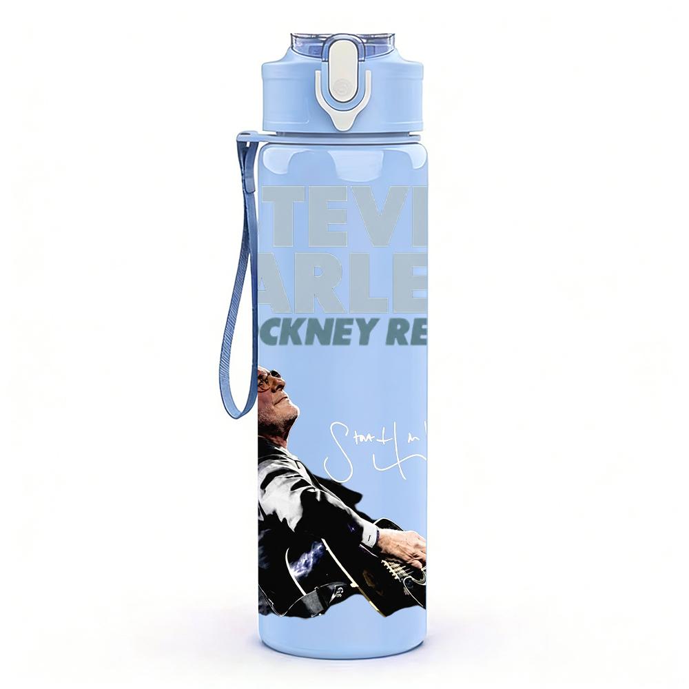 1PC Steve Harley Rock Singer Vintage Print 750ml Portable Sports Water Bottle Leakproof Gym Outdoor Travel Drink Cup