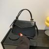 Temperament Simple Solid Color Small Bag Women'S Handbag Spring Versatile Shoulder Messenger Small Square Bag