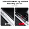 High-quality Carbon Fiber Car Door Sill Protector Sticker For  Audi Q5 Q3 Q2 Q7 A3 B5 B6 B7 B8 B9 8P 8V 8L A5 A4 C6 C5 A1 A6 A7