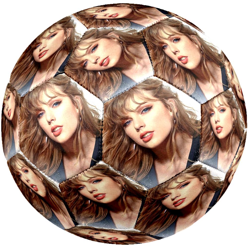 Taylor Theme Size 5 Soccer Ball, Suitable for Both Indoor and Outdoor Matches, a Gift Suitable for Everyone.
