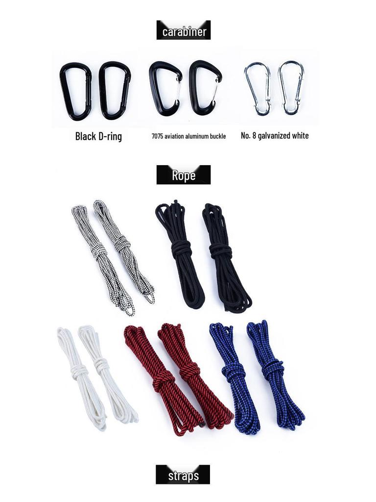 Popular Outdoor Nylon Hammock with Binding Ropes for Camping