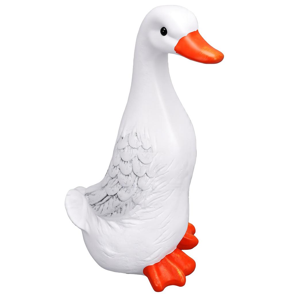 Garden Decor Outdoor Duck Statue Resin Sculpture Country Style Realistic Lawn Ornament for Yard Landscape Patio Farm