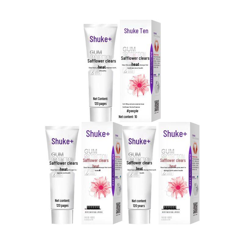 Shuke Safflower Heat-Clearing Fluoride Toothpaste