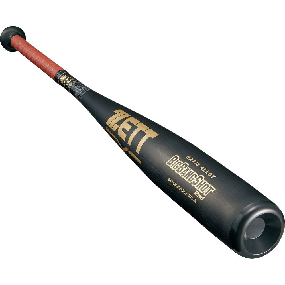 ZETT BIGBANG SHOT 2nd Grade Baseball 770g Average Black Made in BAT20282 Bat, 82cm, Weight, (1900), Japan,