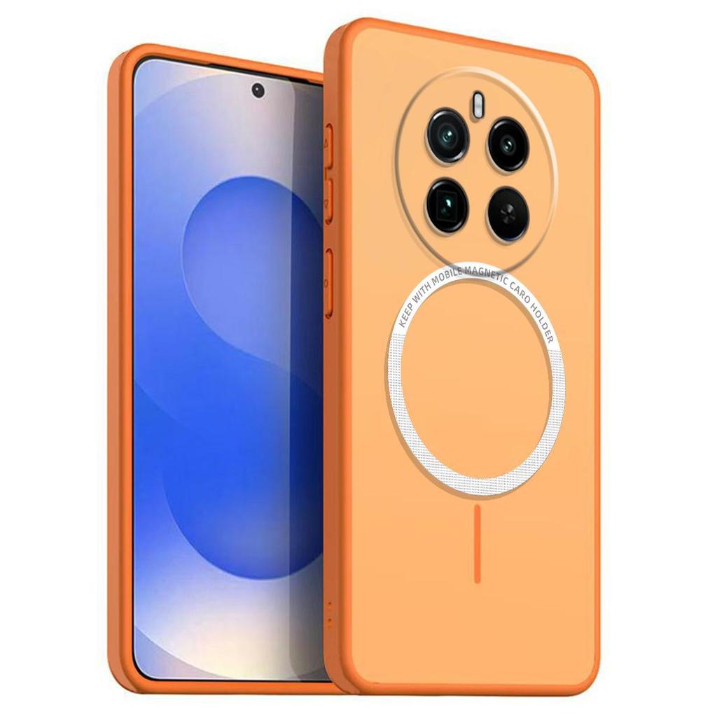 Матовый Полупрозрачный Магнитный Чехол для телефона realme 12+ 5G, 12 Pro+ 5G, 12 Pro, 12 4G, Narzo 70 Pro 5G Мягкий ТПУ Чехол