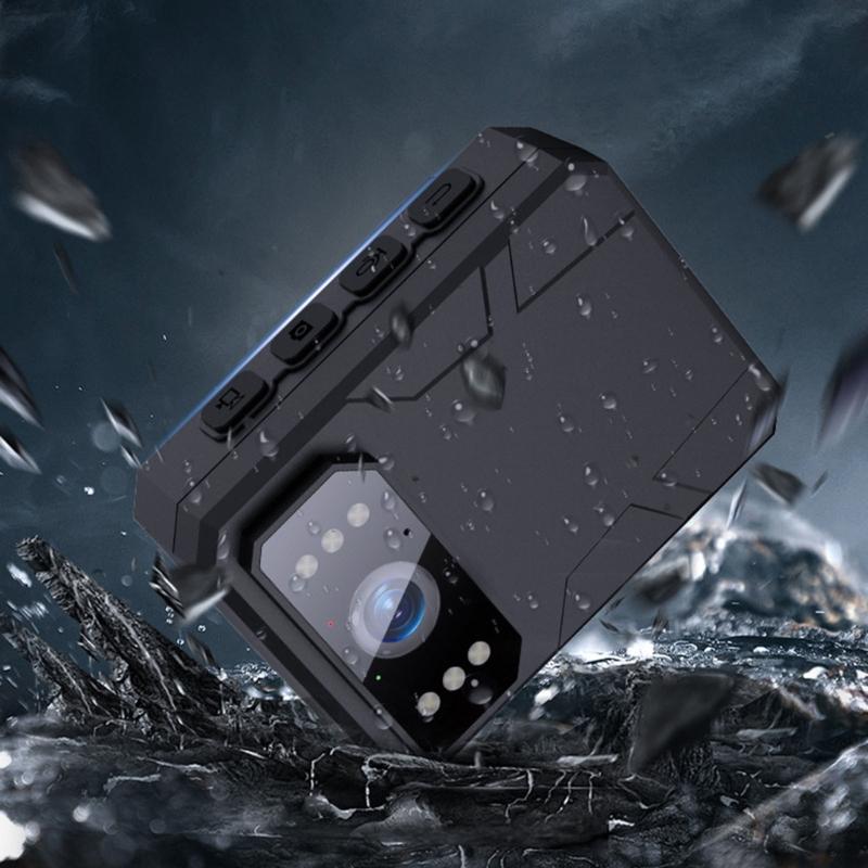 4K Mini Camera Body Worn Camera With 2inch IPS Screen Wearable Portable Body Camera Polices Recorder Thumb Action Camera