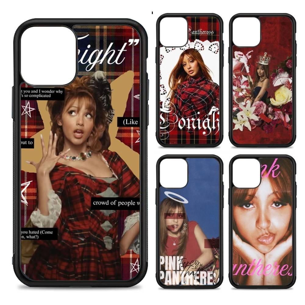 Singer Pinkpantheress Phone Case Wireless Charging PC+TPU For IPhone 11 12 13 14 15 16 17 Pro Max Plus Case