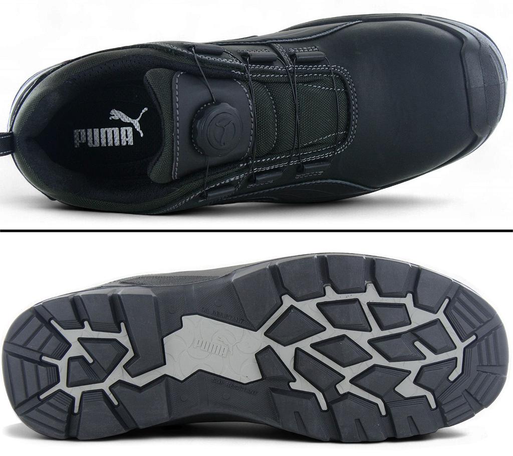 PUMA SAFETY CASCADES DISC LOW - Herren Sicherheitsschuhe S3 Arbeitsschuhe Schwarz 640721 ORIGINAL