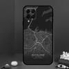 Ins Travel Country Sketch City Map For Samsung Galaxy M31 M51 M33 M13 M23 M53 M15 M55 M14 M34 M54 M20 M30s M32 M52 Phone Case