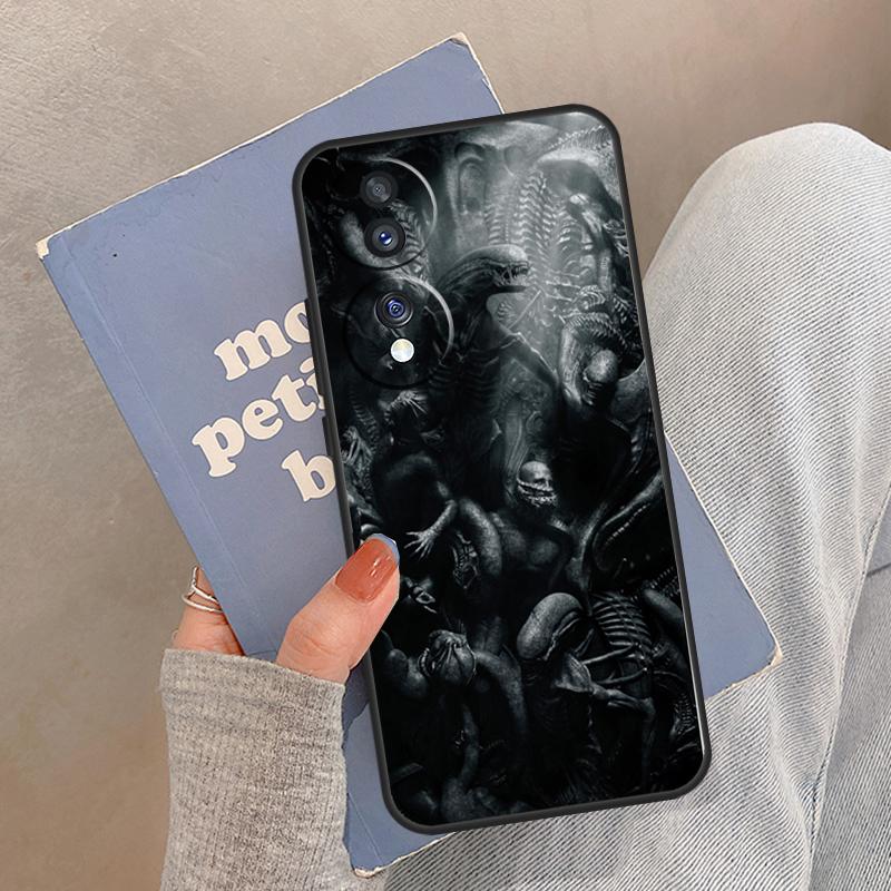 Alien Horror Case For Honor Magic 5 6 7 Pro Cover For Honor 400 200 50 70 90 Lite X9 X8a X8b X9a X9b X9c