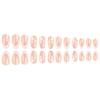 Detachable Press On Nails DIY Simple French False Nails Long Almond