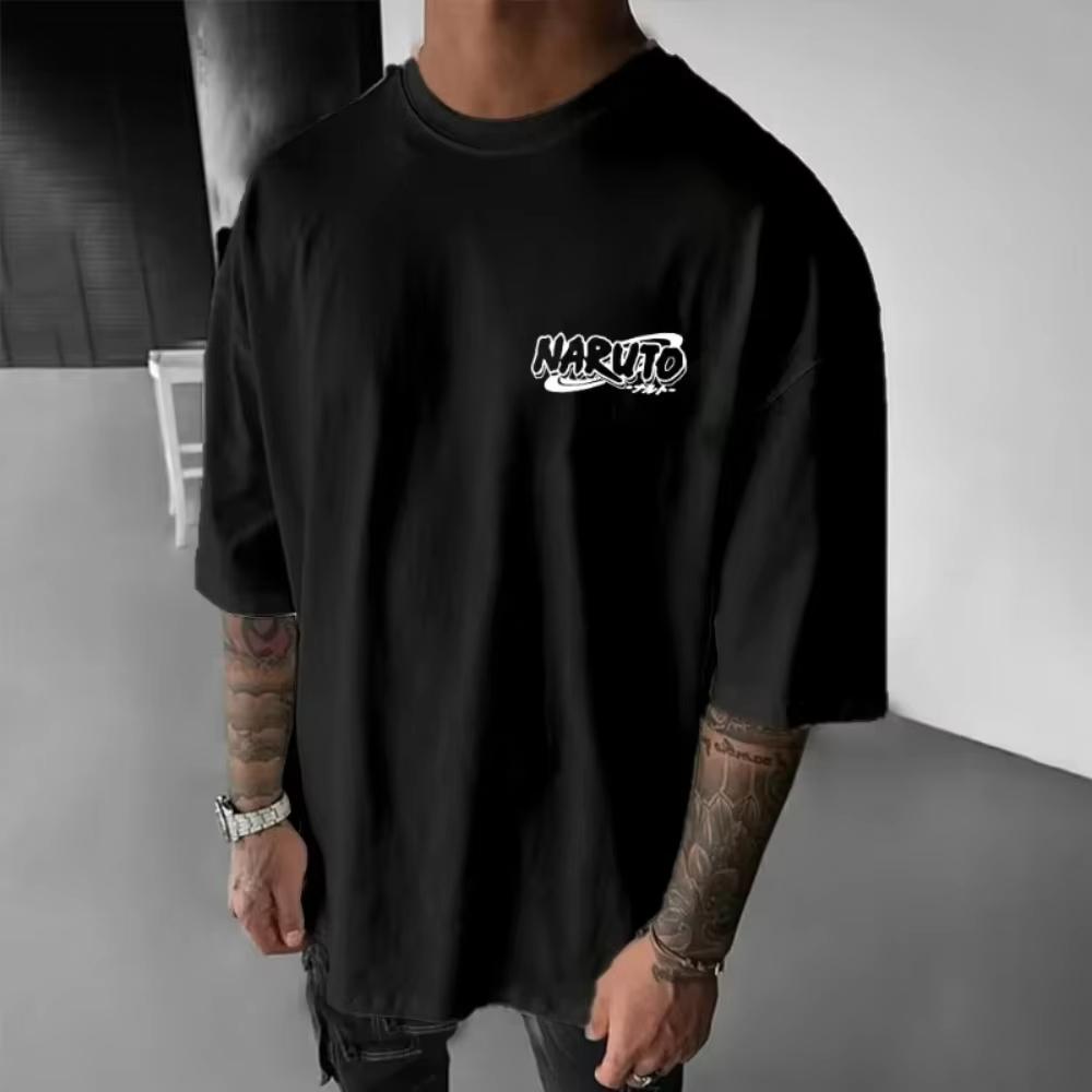Naruto Men Womens Itachi Uchiha Printed Japanese Anime 2026 Summer New Hotseling Short Sleeved Fashion Cotton Printed Tshirt