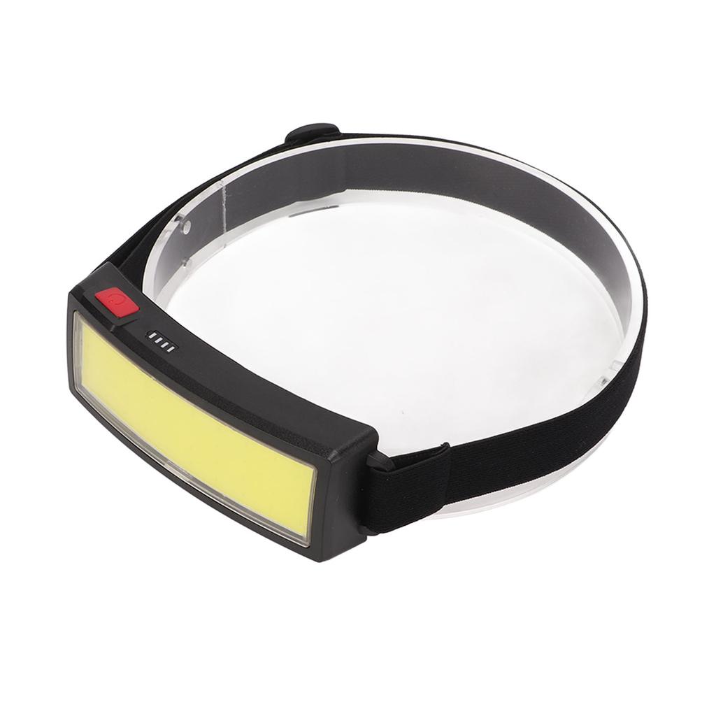 COB Headlamp USB Rechargeable Lightweight High Brightness LED Head Lamp for Fishing Camping Night Riding