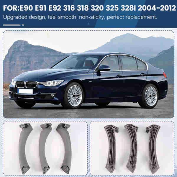 BMW 3 Series E90/E91/E92 (04-12) Interior Door Handles Set for Right-Hand Drive Models.