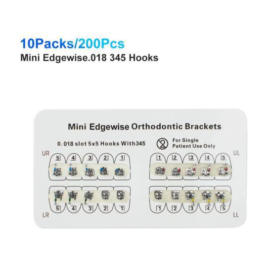 .018 Edgewise   Mini Metal Dental  