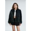 Autumn and Winter New Fashionable Versatile Imitation Fur Coat Coat Solid Color Fringed Fur Coat Women's Top Thickened