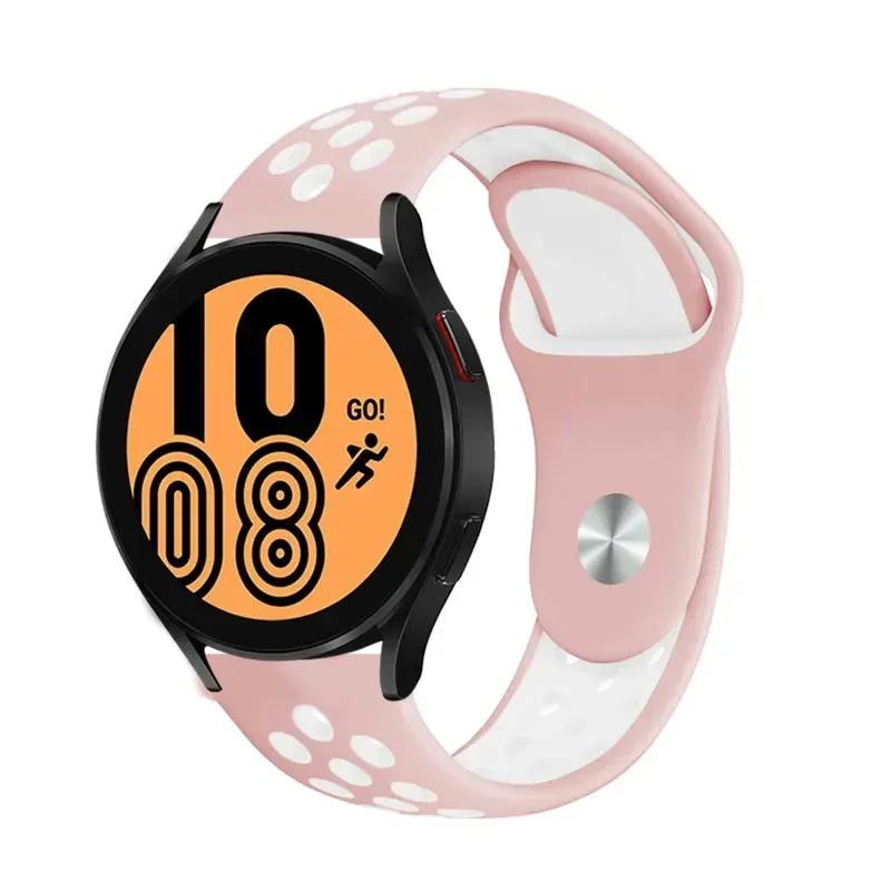 22mm 20mm Silicone Strap for Samsung Galaxy Watch 7 6 5 4 40/44mm 6Classic 43/47mm Bracelet for Huawei Watch 6 5Pro GT6/5 Band