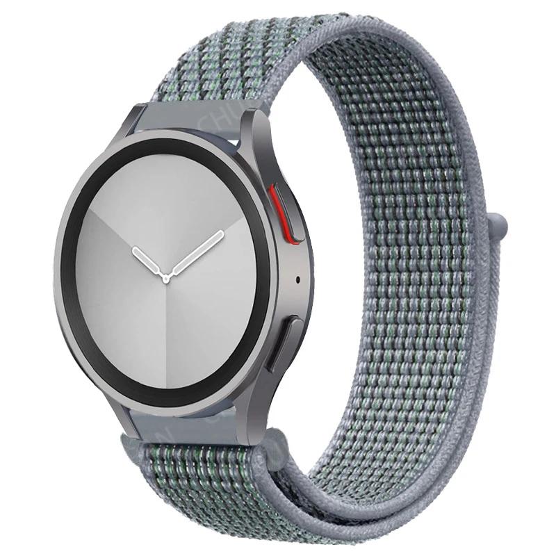 Nylonový smyčkový pásek pro Samsung Galaxy Watch 6/5/pro/4/Classic/active 2 43-47-44mm 20mm/22mm sportovní náramek huawei gt 4/2/e/3 pásek