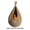 Cesto in Rattan da Parete Fioriera in Vimini Appesa Vaso Intrecciato in Rattan Cesti Cachepot Per Fiori Giardino Balcone Arredamento Casa