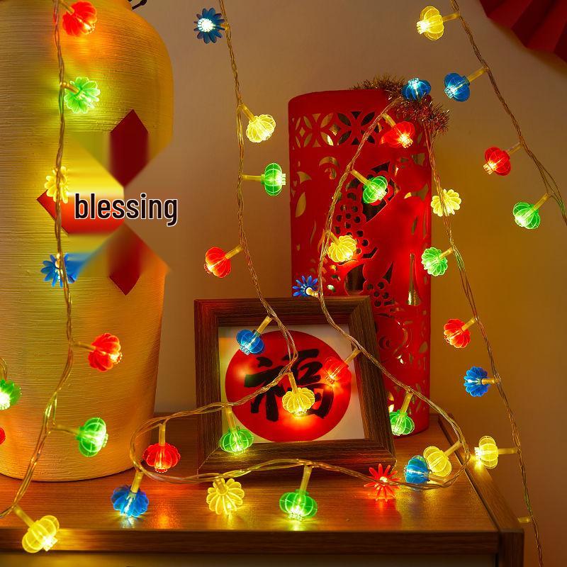 

Solar Red Lantern String Lights for Outdoor Garden and Balcony Décor 7m 50 Lights Solar 8-Function