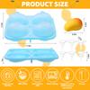 3 Sets 3D Mango Silicone Molds 4 Grid Mango Shaped Baking Molds With 6 Mini Funnels Chocolate Molds For Ice Cream Candy Jelly Ic