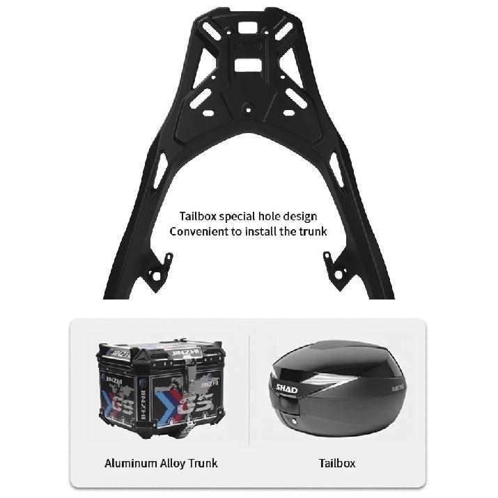 Luggage Carrier for Motorcycle,Top Box Bracket For Yamaha Xmax300,Motorcycle Supplies,Motorcycle Rear Rack,Enlargement Carrier