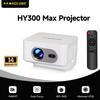 Magcubic Projetor 4K Android 14 com Foco Automático 400ANSI Nativo 8K 720P HY300Max Com Wifi6 BT5.4 Allwinner H726 Portátil Outdoor
