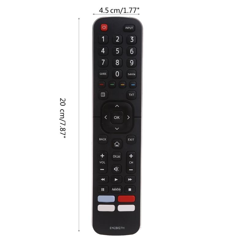 Hassle Free EN2BI27H TV Remote Control for Hisense LED TV H43B7500 H50B7500 Long Transmission Distance, Reliable Signal