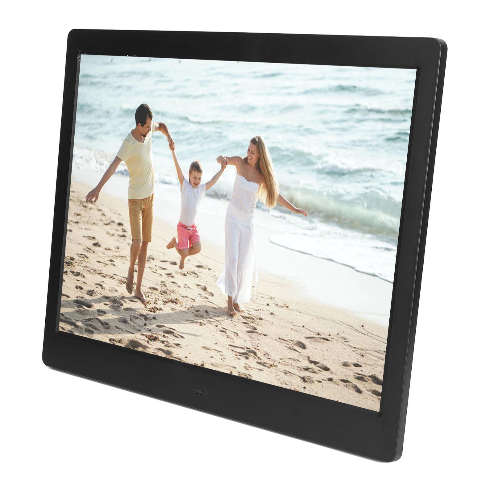 

16-дюймовая цифровая фоторамка, электронная фоторамка, электронный фотоальбом с дистанционным управлением EU Plug