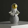 3Pcs Mini Astronaut Figures Cute Space Man Statues Desktop Decoration Collectible Model For Car Home Room Birthday Gift
