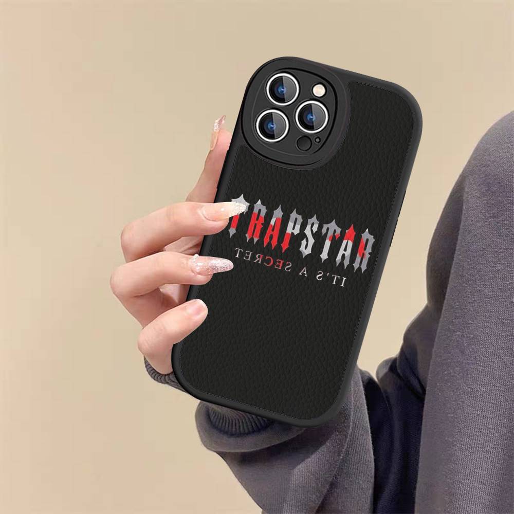 

Чохол для телефону T-Trapstars Для IPhone 16 15 14 13 12 11 Pro Max Plus 16E М який шкіряний чохол iphone XS