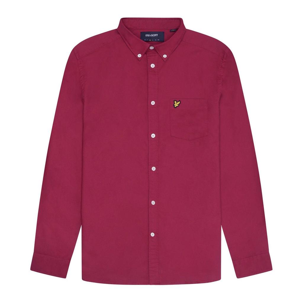Lyle & Scott Mens Plain Oxford Shirt