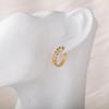 Korean Diamond Heart Studs & Ear Cuffs: Elegant Micro-Set Zircon Earrings for Women