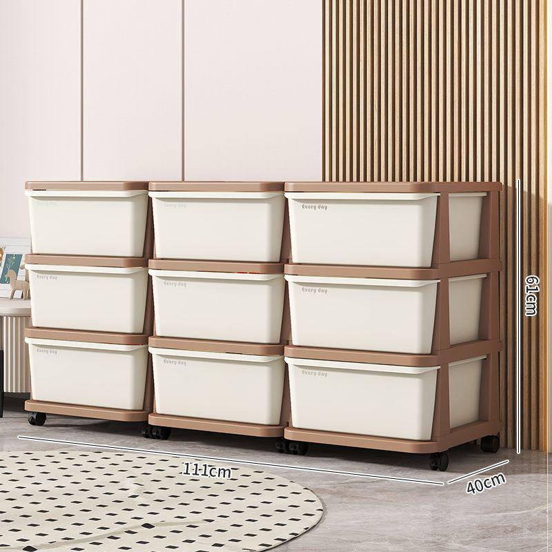 Sertar de depozitare din plastic pentru gustări și jucării - Cutie organizatoare pentru casă