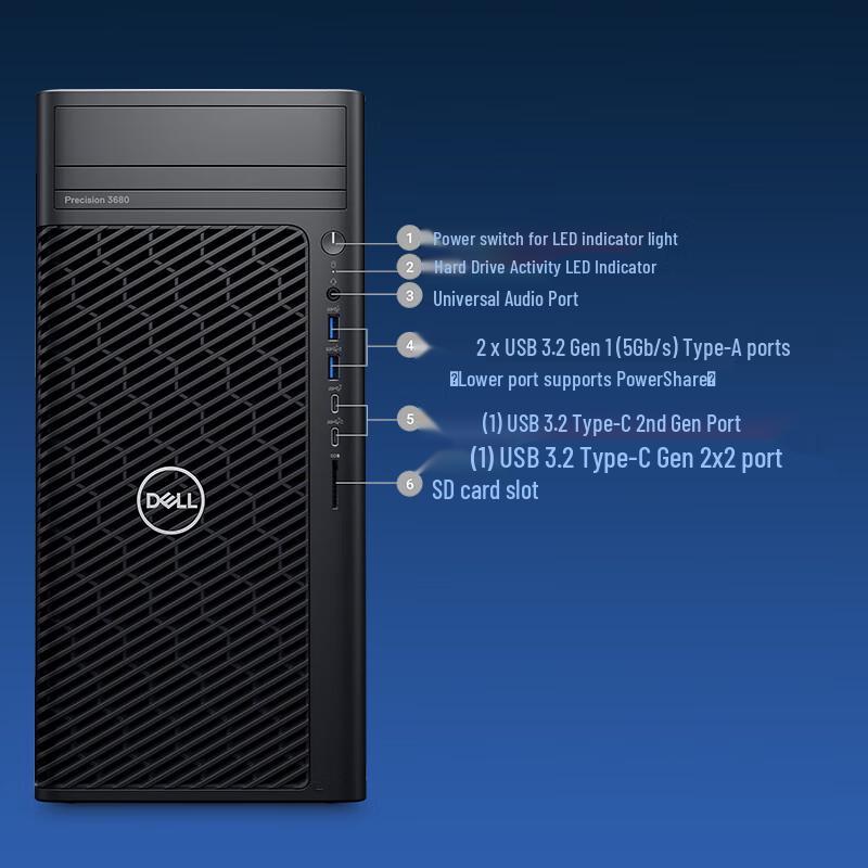Dell Precision T3680 Graphics Workstation (CN version)